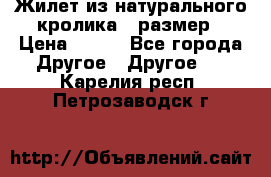 Жилет из натурального кролика,44размер › Цена ­ 500 - Все города Другое » Другое   . Карелия респ.,Петрозаводск г.